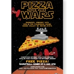 Pizza Wars poster design